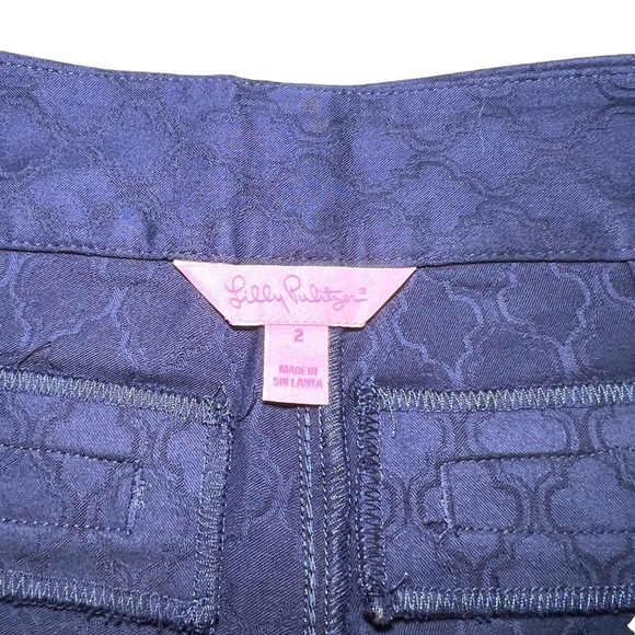 Lilly Pulitzer true Navy Ellie Fringe shorts - Picture 9 of 14